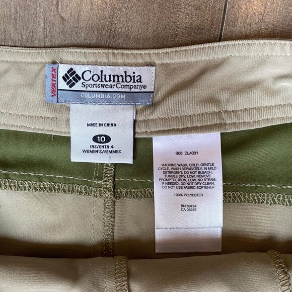 Columbia Vertex Shorts Women’s 10 Mid Rise Lightweight Stretch Hiking - Picture 7 of 7